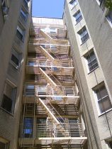 Fire Escapes in Front