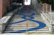 Steps at W.187th St. Art Project - (c) DNAInfo