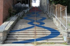 Steps at W.187th St. Art Project - (c) DNAInfo